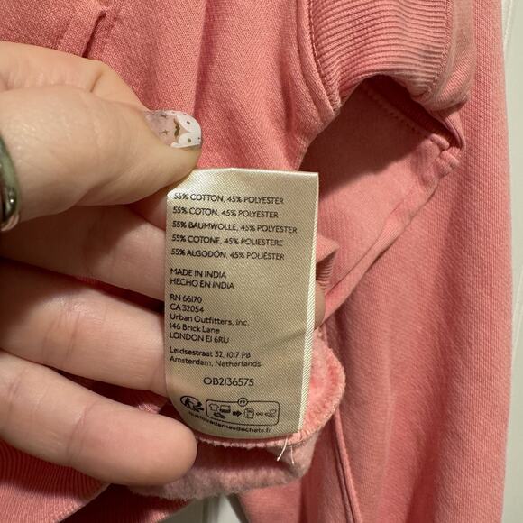 Anthropologie Daily Practice Pink Zip Up Sweatshirt Size Small - Picture 6 of 7